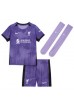 Fotbalové Dres Liverpool Darwin Nunez #9 Dětské Třetí Oblečení 2023-24 Krátký Rukáv (+ trenýrky)
